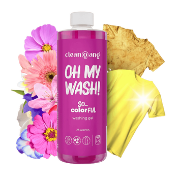 Cleangang Oh My Wash!, żel do prania kolorowych tkanin, 975 ml