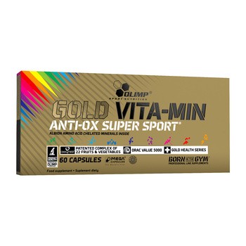 Olimp Gold Vita-Min Anti-Ox Super Sport, kapsułki, 60 szt.