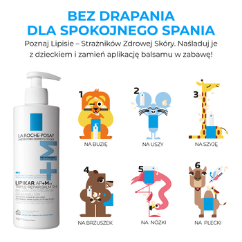 La Roche-Posay Lipikar Baume AP+Max, balsam o potrójnym działaniu, 400 ml