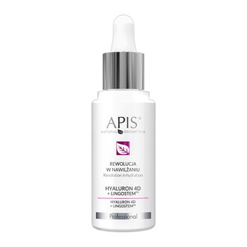Apis Hyaluron 4D + Lingostem, Rewolucja w nawilżaniu, koncentrat, 30ml