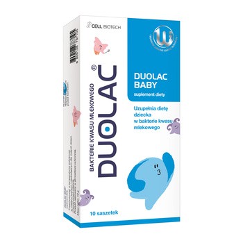 Duolac Baby, proszek, saszetki, 10 szt.