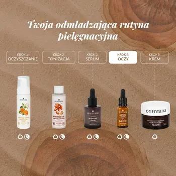 Orientana Reishi, serum ujędrniające pod oczy i na powieki, 15ml