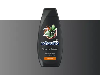 Schauma 2in1 Sports Power, szampon i żel pod prysznic dla mężczyzn, 400 ml