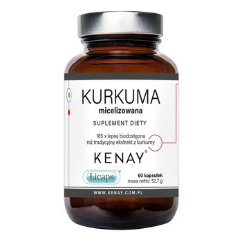 KENAY Kurkuma micelizowana, kapsułki, 60 szt.