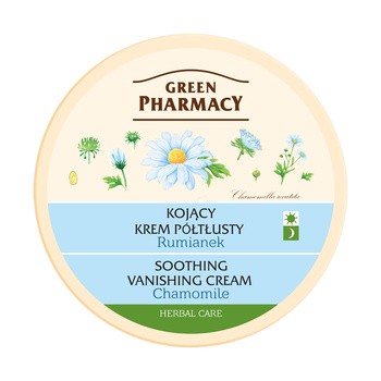 Green Pharmacy, kojący krem do twarzy, półtłusty, rumianek, 150 ml 