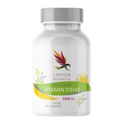 Carnium Botanicals Witamina D3 + K2, kapsułki, 30 szt. https://azcdn.doz.pl/image/d/product/7344565d-scale-180x180.png