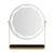 Beautifly Round LED Vanity Mirris, podświetlane lusterko do makijażu z regulacją światła LED, 1 szt.