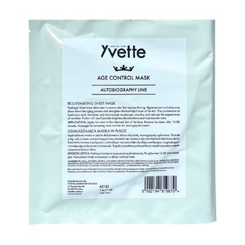 Yvette Age Control Mask, odmładzająca maska w płacie, 1 szt.