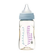 B.BOX, butelka ze smoczkiem do karmienia niemowląt wykonana z PPSU, 0 m+, niebieski, 250 ml