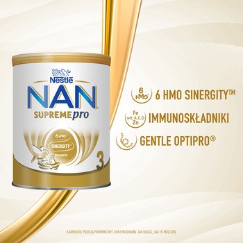 Nestle Nan Supremepro 3, produkt na bazie mleka po 1. roku życia, 800 g