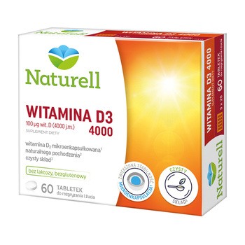 Zestaw Naturell Odporność, witamina D3 + witamina C + cynk