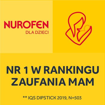 Nurofen dla dzieci, 60 mg, czopki, 10 szt.