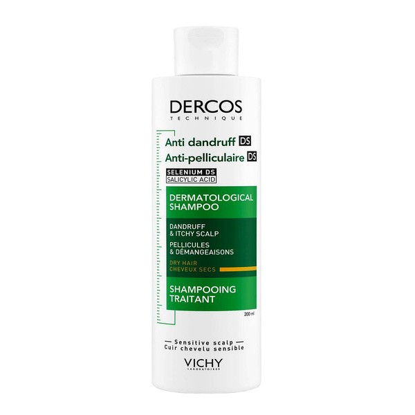 Vichy Vichy Dercos DS, szampon przeciwłupieżowy, włosy suche, 200 ml