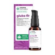 Cosma Cannabis Natural Herbs Gluko Fit, krople, 30 ml