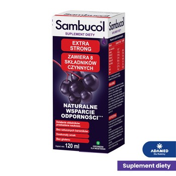 Sambucol Extra Strong, płyn, 120 ml
