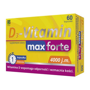 Prima Pharma D3 Vitamin Forte, tabletki, 60 szt.