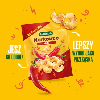Bakalland, orzechy nerkowca prażone chilli, 170 g