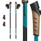 Spokey Peak Nordic Walking, Teleskopowe kije, niebieski, 2 szt.