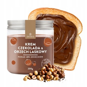 Deseo, krem czekolada & orzechy laskowe, 200 g