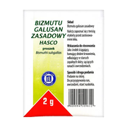 Bizmutu galusan zasadowy Hasco (Dermatol), proszek, 2 g