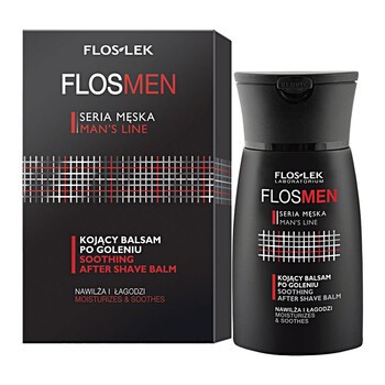 Flos-Lek Laboratorium Men, kojący balsam po goleniu, 100 ml
