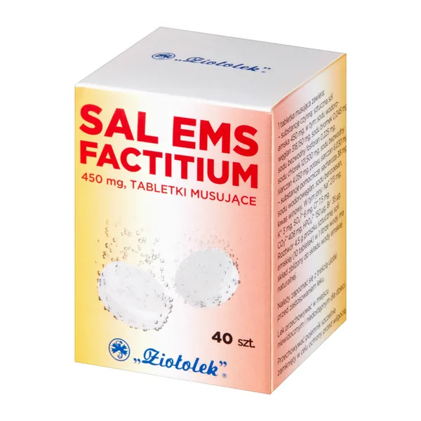 Sal Ems factitium 450 mg 40 tabletek [ZIOŁOLEK]