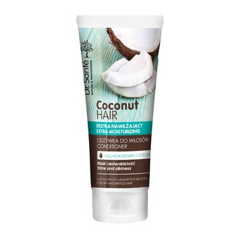 Dr Sante Coconut Hair, ekstra nawilżająca odżywka do włosów suchych i łamliwych, olej kokosowy, 200 ml