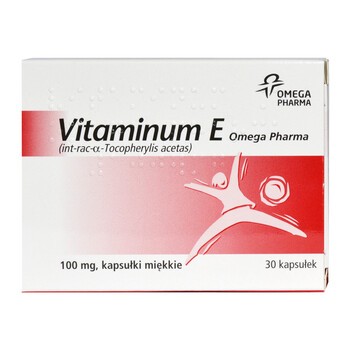 Vitaminum E Omega Pharma, 100 mg, kapsułki miękkie, 30 szt.
