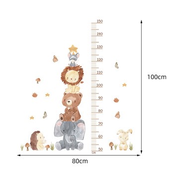 Sipo, Naklejki na ścianę dla dzieci, Piramida Zwierzątka, 1 szt.