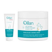 Zestaw Oillan, nawilżający dermo-krem, 500 ml +  Baby, żel do mycia ciała i włosów 3 w 1, 100 ml