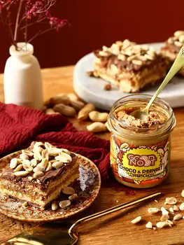Good Noot Choco & Peanoot Crunchy, krem z orzechów arachidowych i czekoladą z kawałkami orzechów bez dodatku cukru, 330 mg