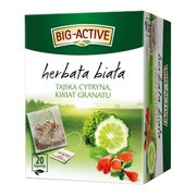 Big-Active, herbata biała, Tajska cytryna i kwiat granatu, torebki, 20 szt.