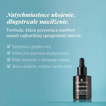 Orientana Ashwagandha, serum-ampułka nawilżenie, 30 ml