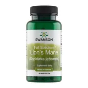 Swanson Full Spectrum Lion's Mane (Soplówka jeżowata), 500 mg, kapsułki, 60 szt. https://azcdn.doz.pl/image/d/product/6895521b-scale-180x180.webp