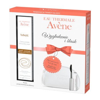 Zestaw Promocyjny Avene, Ystheal, krem przeciwzmarszczkowy, 30 ml + mini maskara + kosmetyczka GRATIS