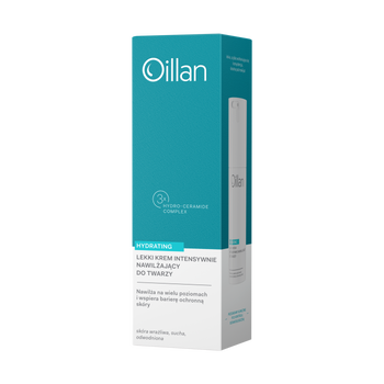 Oillan Hydrating, lekki krem intensywnie nawilżający do twarzy, 50 ml