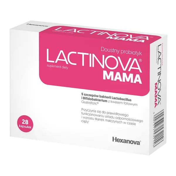 Пробиотик для беременных и кормящих Lactinova Mama, 4,5 млрд, 28 капсул