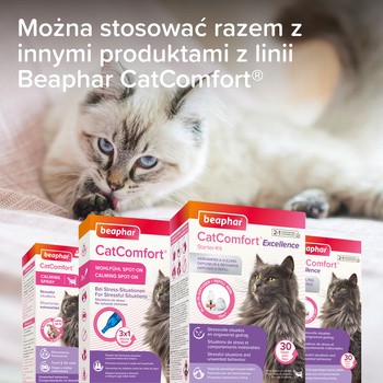 Beaphar CatComfort Calming Spot-On dla kotów, 3 x 0,55 ml