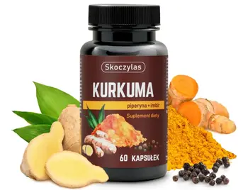 Skoczylas Kurkuma piperyna + imbir, kapsułki, 60 szt.