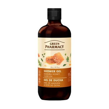 Green Pharmacy, żel pod prysznic, miód manuka i oliwa z oliwek, 500 ml
