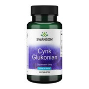 alt Swanson Cynk Glukonian, 30 mg (15 mg na porcję), tabletki, 250 szt.