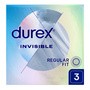 Durex Invisible, prezerwatywy dla większej bliskości, 3 szt.