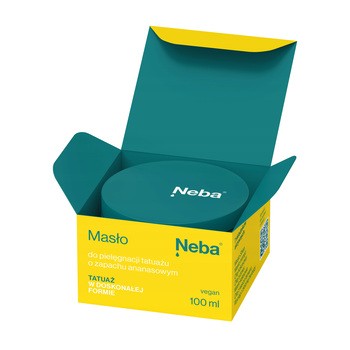 Neba, masło do tatuażu i ciała, Niepokorny Ananas, 100 ml