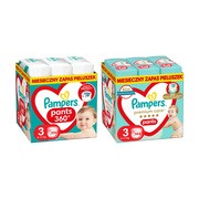 Zestaw Pampers Premium Care Pants 3 (6-11 kg), 144 szt. + Pampers Pants, 3 (6-11 kg), 204 szt. https://azcdn.doz.pl/image/d/product/d607b4b3-scale-180x180.png