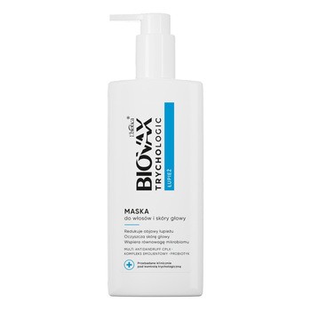 Biovax Trychologic Łupież, maska do włosów i skóry głowy, 200 ml