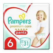 alt Pampers Premium Care Pants 6 (15+ kg), pieluchomajtki jednorazowe, 31 szt.