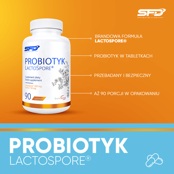 SFD Probiotyk Lactospore, tabletki, 90 szt.
