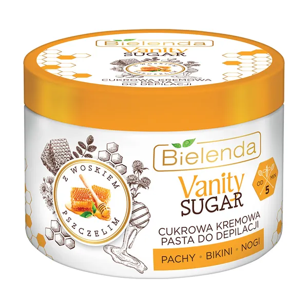 Vanity Sugar Cukrowa kremowa pasta do depilacji 100g [Bielenda]