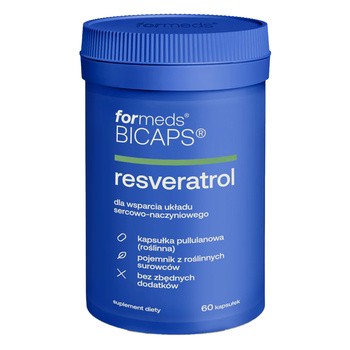 Formeds Bicaps resveratrol, kapsułki, 60 szt.