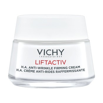 Vichy Liftactiv H.A., przeciwzmarszczkowy krem ujędrniający z kwasem hialuronowym do skóry suchej, 50 ml